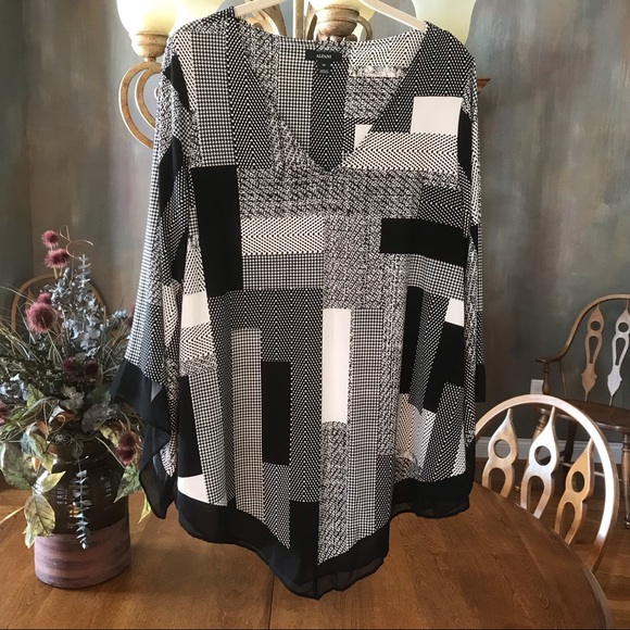 Alfani Tops - Alfani Top with Handkerchief bottom